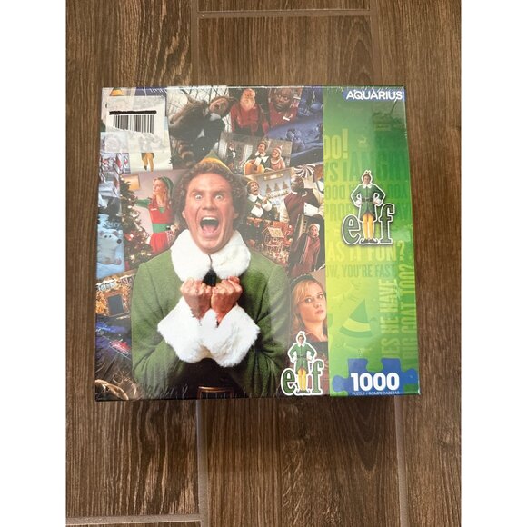 Elf Movie Collage Puzzle Will Ferrell 1000-Piece Jigsaw Puzzle Aquarius 20”x28” - Picture 1 of 2